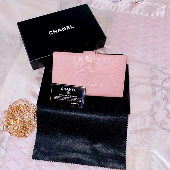 💔 CHANEL caviar skin wallet on a chain woc - Picture 14 of 15
